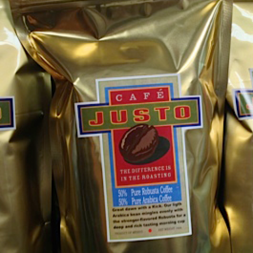 50% Pure Arabica Coffee, 50% Pure Robusta Coffee